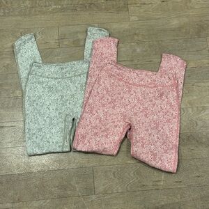 Gymshark Gray and Pink Leggings